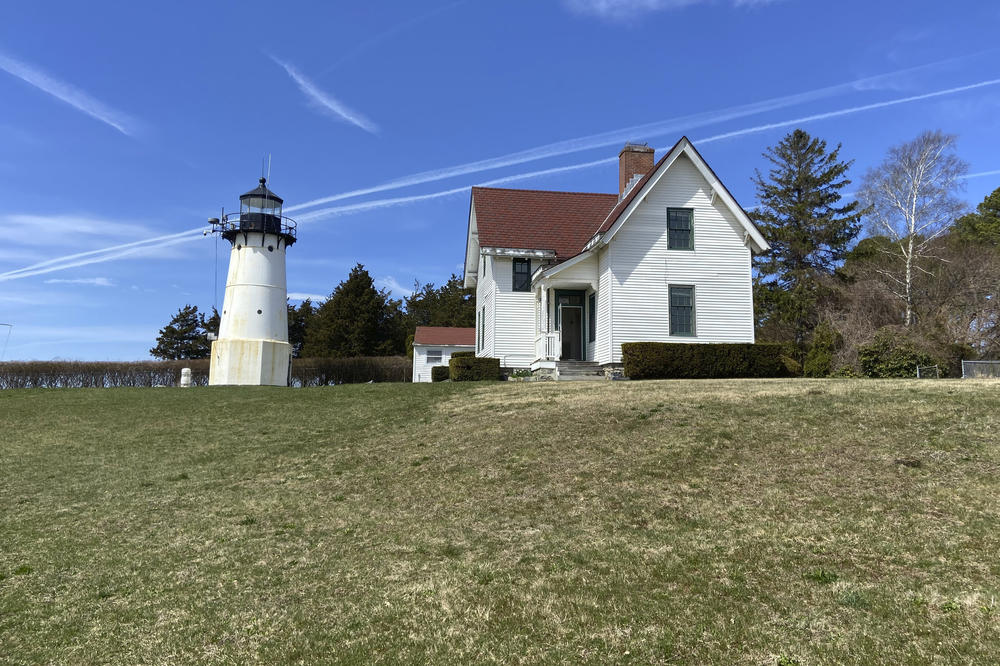 Warwick Neck Light, erected in 1827, offers views of Narragansett Bay, in Warwick, R.I.