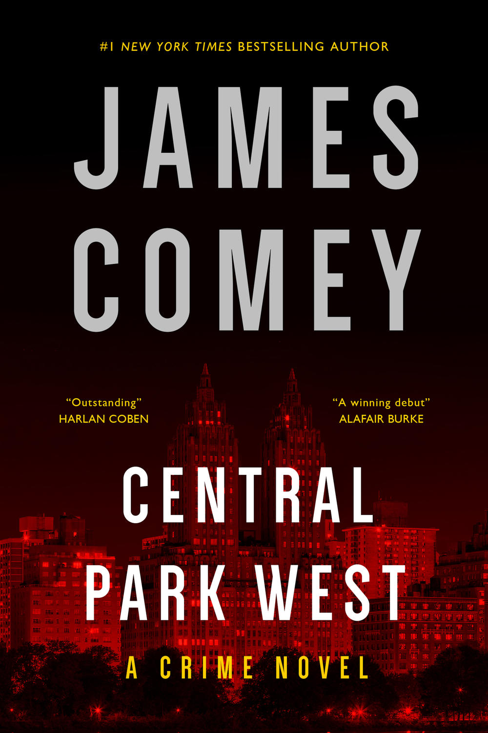 The cover of Comey's new novel.