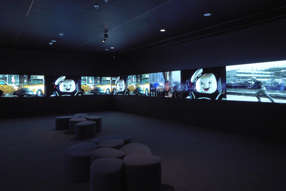 Sixteen screens bring you the story of New York over the past hundred years — as seen by visual media.