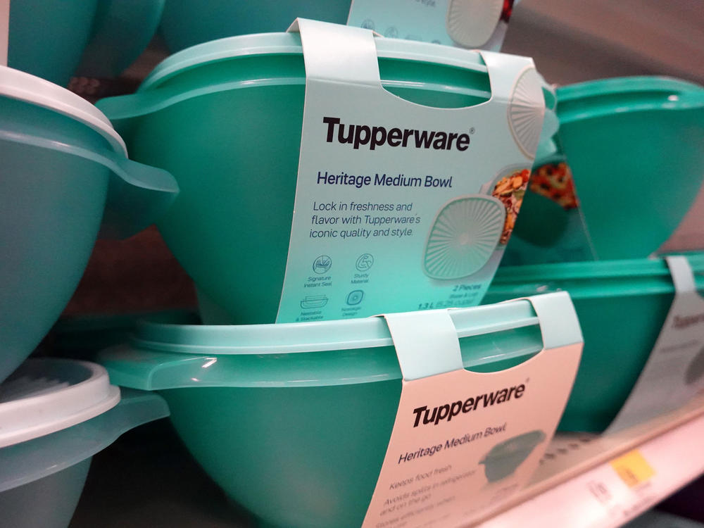 Tupperware is now selling some products at Target, but it still makes most of its money through individual sellers.