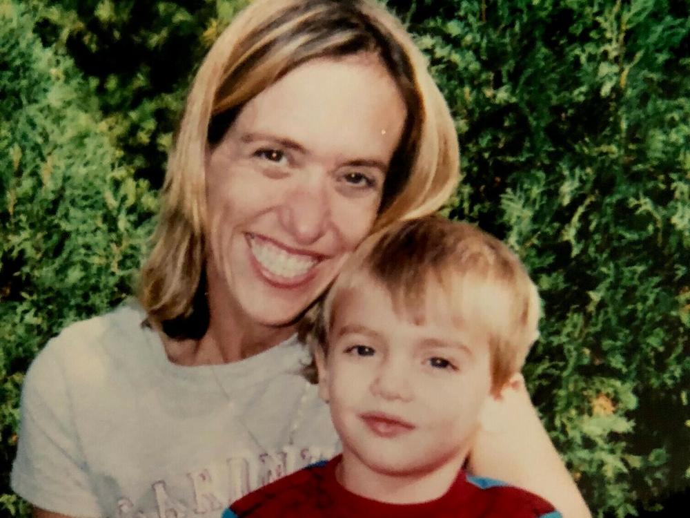 Annie McGrath and her son Griffin when he was young.