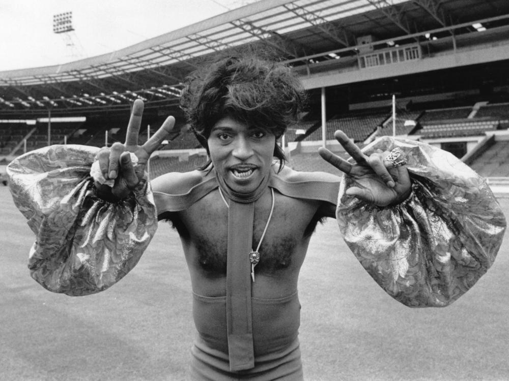 Rock 'n' roll legend Little Richard is the subject of a new PBS <em>American Masters </em>documentary. He's shown above rehearsing at London's Wembley Stadium in 1972.
