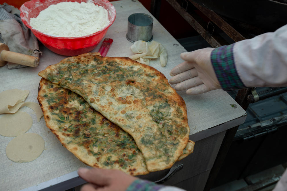 Bolani is a traditional vegetable-stuffed flatbread.