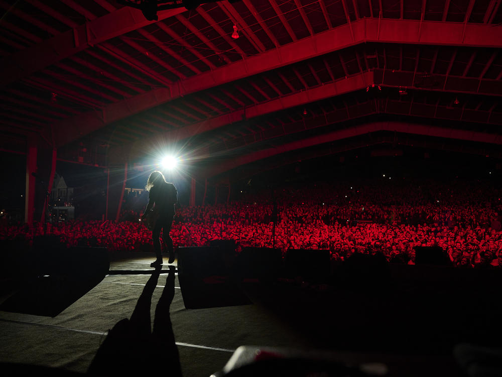 Foo Fighters perform in Gilford, N.H. on May 24. The band's 11th studio album, <em>But Here We Are</em>, is out now.