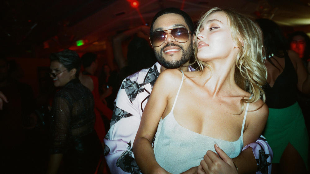 Abel Tesfaye and Lily-Rose Depp.