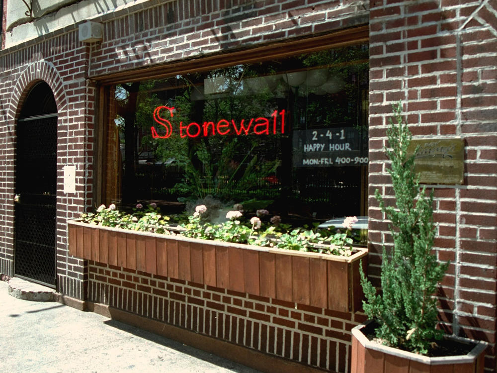 An exterior view of the Stonewall Inn in New York City's Greenwich Village, site of the 1969 riot that sparked the gay rights movement. This photo was taken in May 1994.