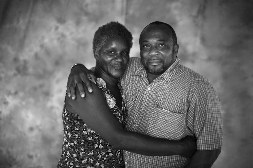 Fred E. Parks Jr., an Army veteran, with his wife, Jessica.