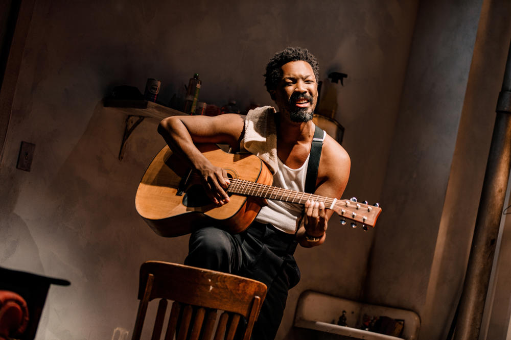 Corey Hawkins as Lincoln in<em> Topdog/Underdog</em>