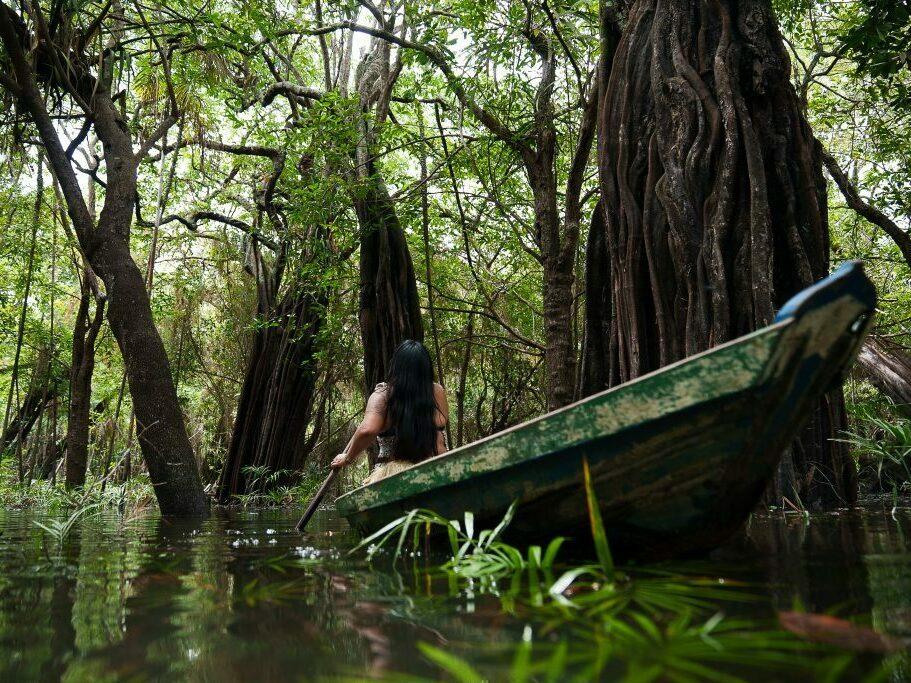 The rainforest and waterways of the Sawré Muybu region were under pressure from mining, deforestation and hydroelectric development when Alessandra Korap Munduruku became an activist.