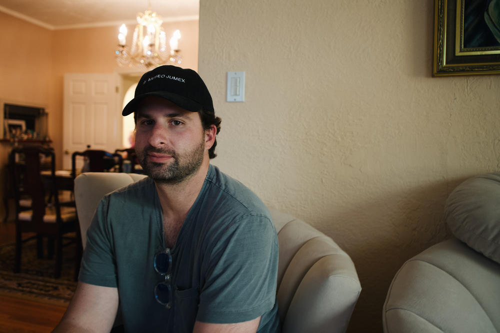 Daniel Lantsman, Naum Lantsman's son, in his father's home in Los Angeles.