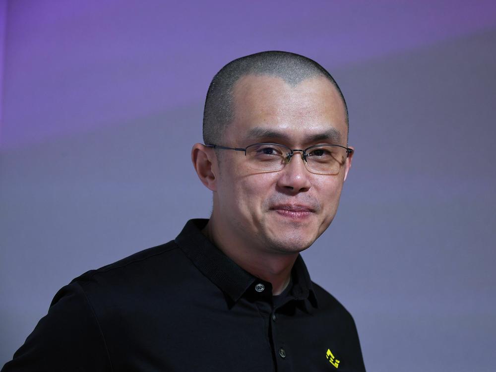 Binance founder and CEO  Changpeng Zhao poses during an interview at a technology startups and innovation fair in Paris on May 16, 2022. Binance and Zhao face a barrage of lawsuits from the SEC.