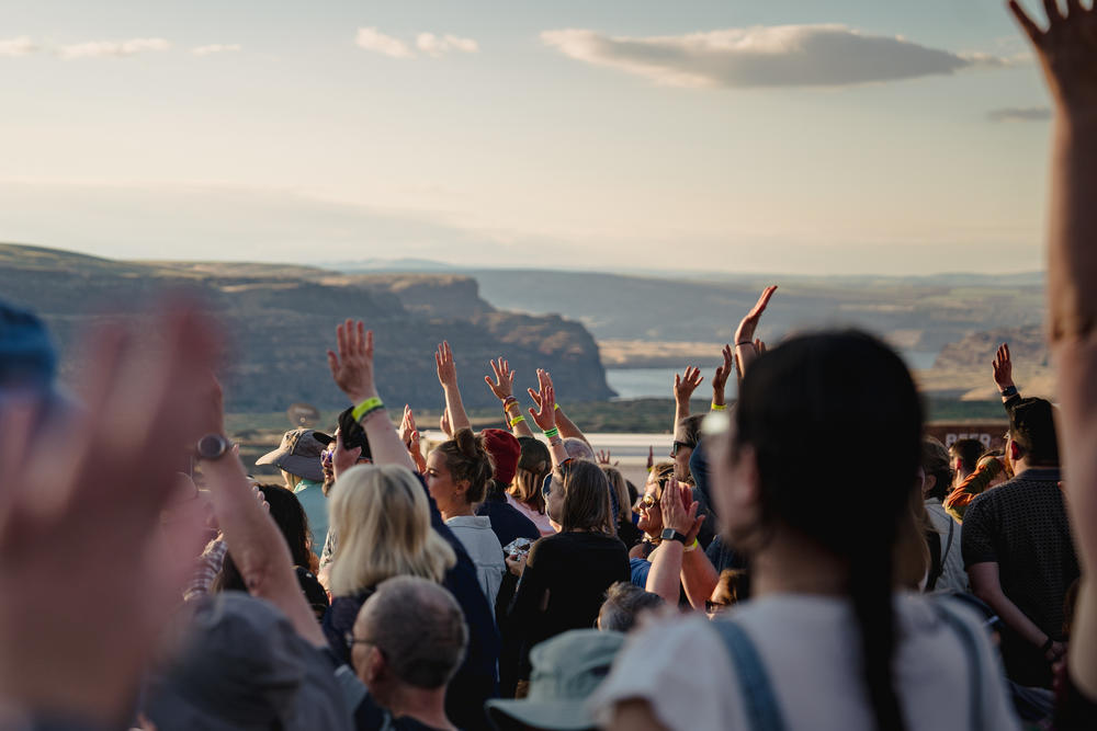 An incredible view during the 