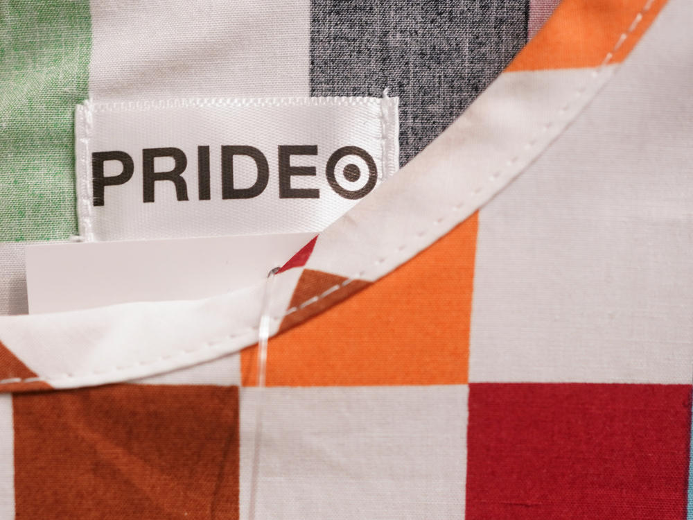 Pride month merchandise is displayed at the front of a Target store in Hackensack, N.J., last month. The company pulled certain LGBTQ+ merchandise from its stores nationwide ahead of Pride month after an intense backlash from some customers including violent confrontations with its workers.