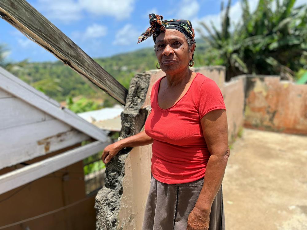 Six years after Hurricane Maria, Dominicans like Margarite August, 70, still haven't been able to rebuild.