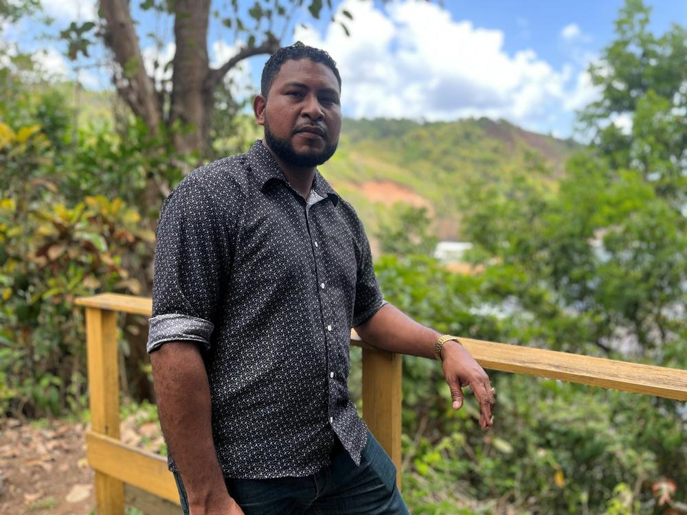 Donalson Frederick, who works on disaster response in the indigenous Kalinago Territory, says Dominica is on the front lines of climate change.