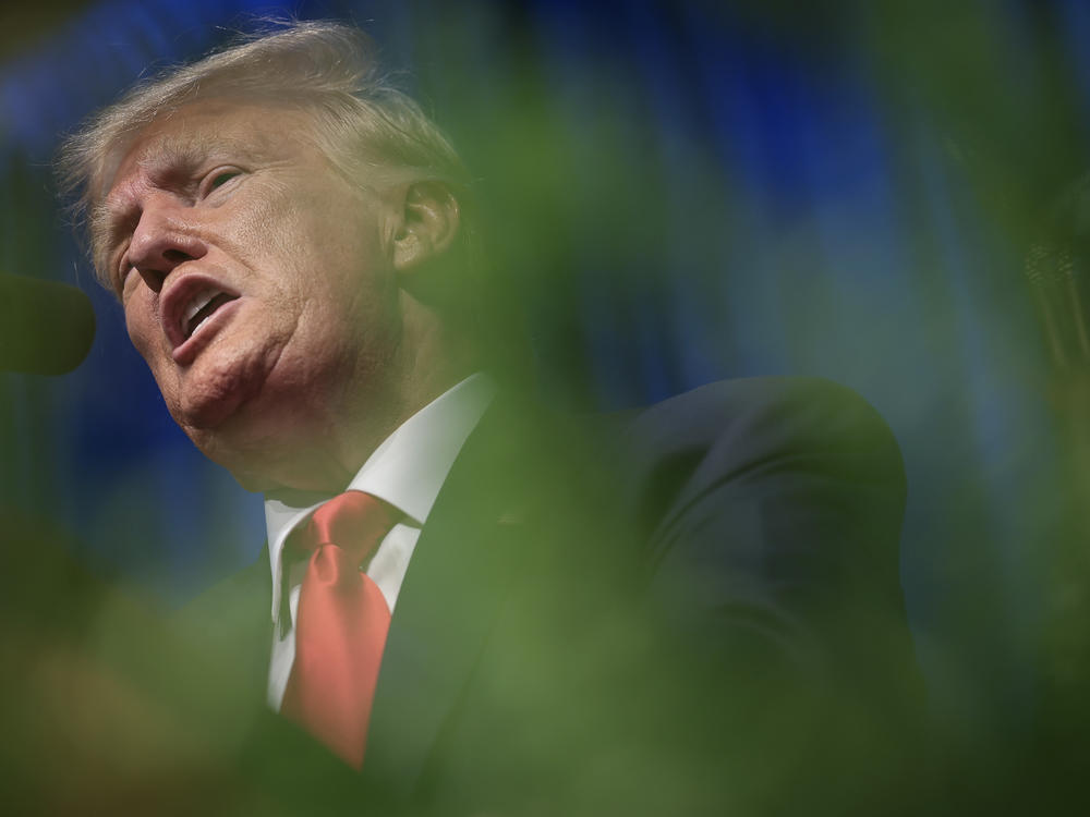 Donald Trump delivers remarks Saturday in Greensboro, N.C.
