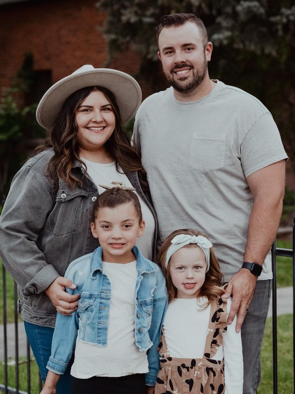After adopting daughters Finleigh May (left) and Lennon Ivy, pastor Nathan Hornback and his wife, Audrey, advocate for other families to become foster parents.