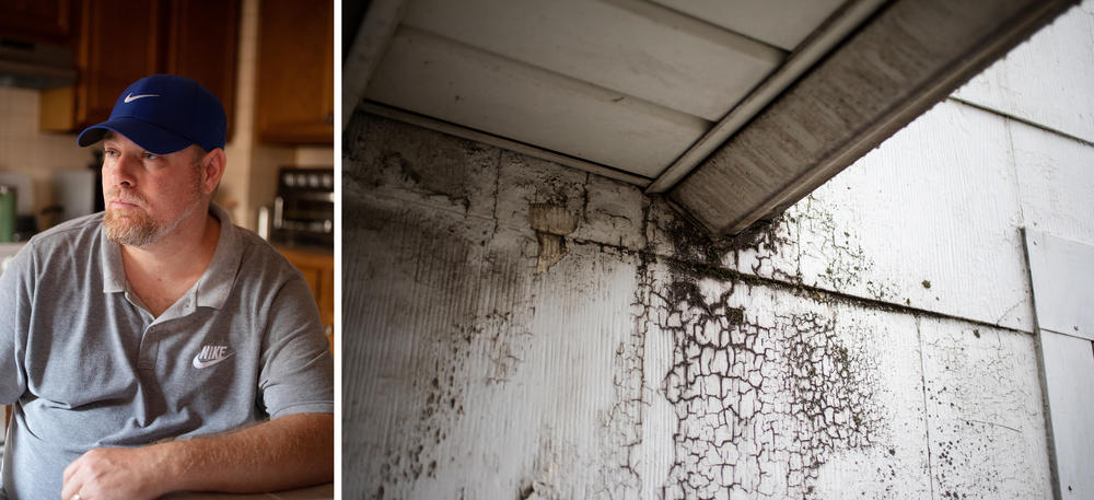 David Jones and fellow residents of the Curtis Bay neighborhood in Baltimore have been fighting for clean air for decades. Jones says dust from a nearby coal terminal coats everything, including the siding on his white house. 