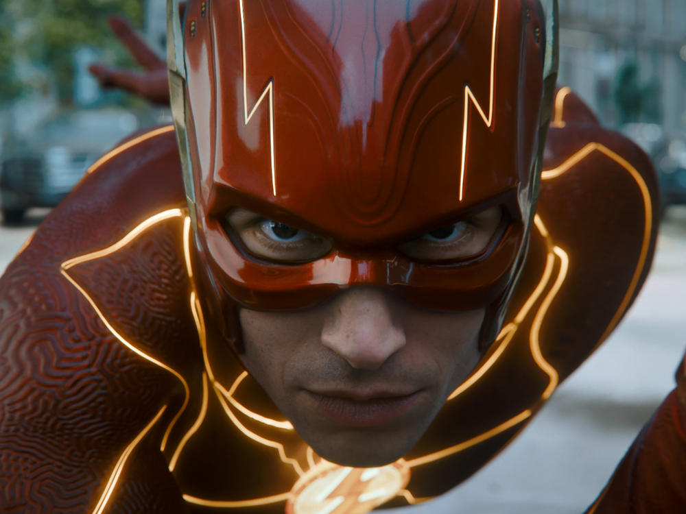 Barry Allen/The Flash (Ezra Miller) is full of running gags.