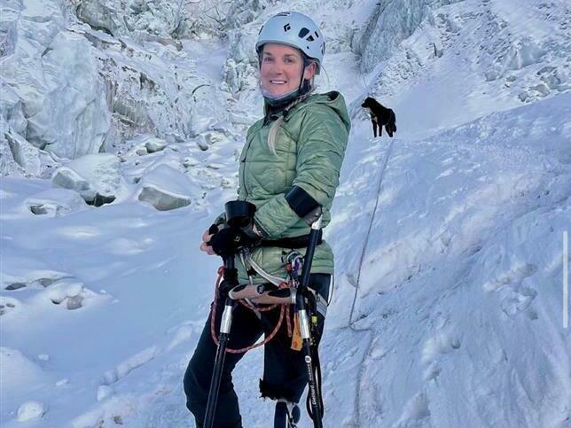 Kirstie Ennis is very at home on the mountains.