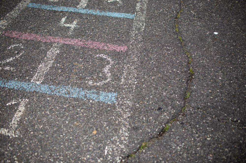 The schoolyard at F. Amedee Bregy School in South Philadelphia will undergo renovations this summer. Bregy teacher Nicole Lynn says the current schoolyard is pretty shapeless and barren. 