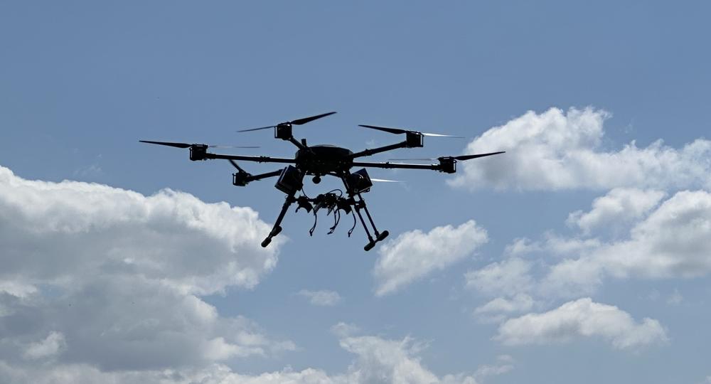 Members of Ukraine's Army of Drones showed off their drones at an event south of Kyiv on June 15. Russia is countering Ukraine's drone program with electronic jamming, which breaks the signal between Ukrainian drone operators and their drones. Ukraine says it's working on software to prevent Russian jamming.