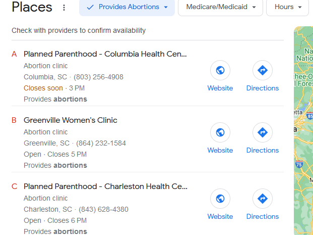 The top Google result for 