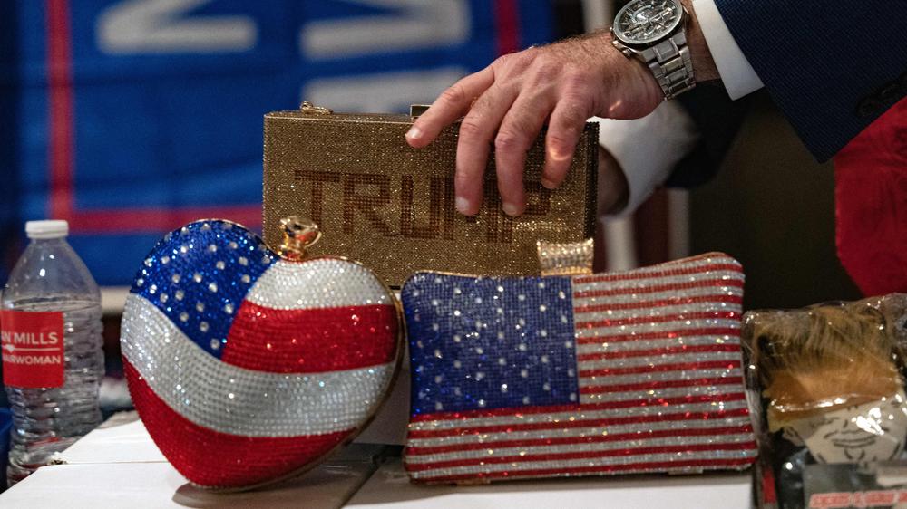 Items for sale at the North Carolina Republican Party Convention in Greensboro, N.C., on June 9.