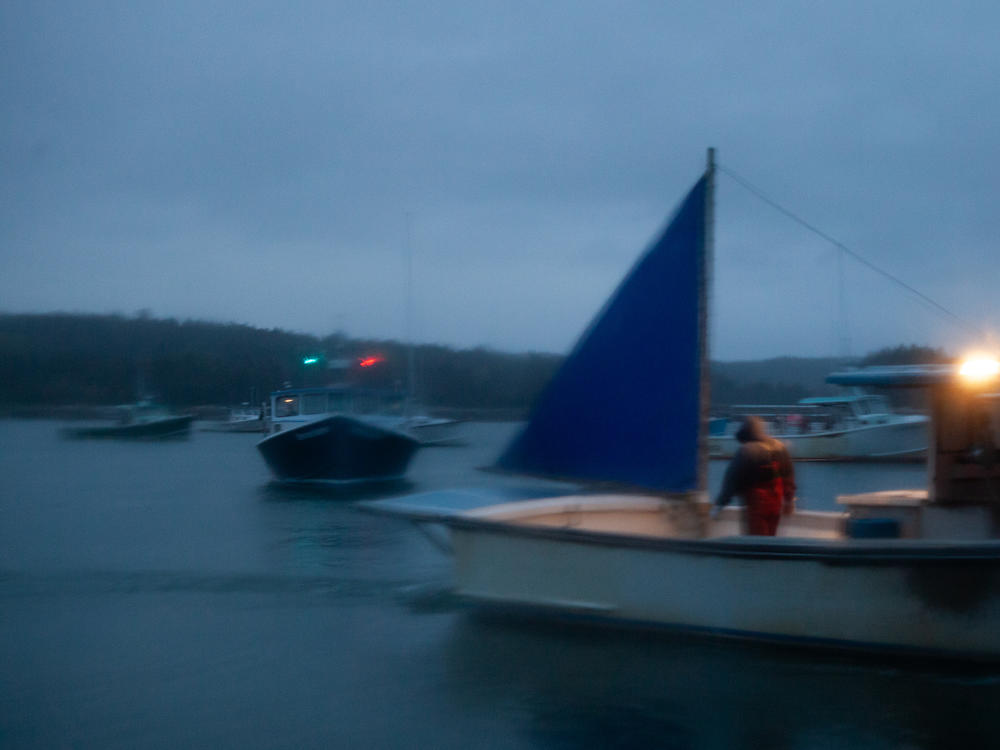 A boat is prepared for a day at sea.