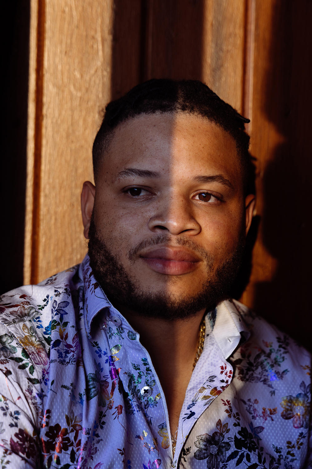 Tylar Bryant photographed in the green room at Lulu's Downstairs.