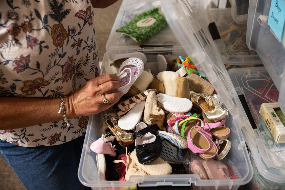 Allied Women's Center hands out things like formula, baby clothes and cash to needy clients.