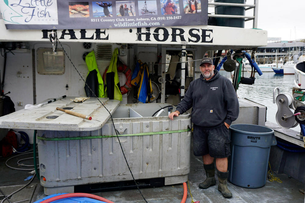 Despite the early closure of the Dungeness crab fishery, fisherman Brand Little has been able to keep fishing using pop-up gear, designed to avoid entangling whales.