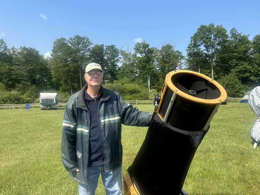 Wayne Petko, who lives in New Jersey, has been coming to observe under the exceptionally dark skies at Cherry Springs for a quarter-century.