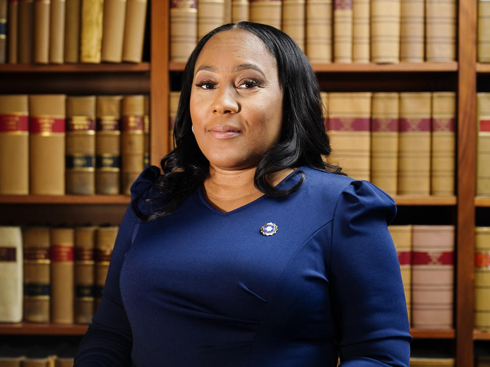 Fulton County District Attorney Fani Willis poses for a portrait on April 19 in Atlanta.