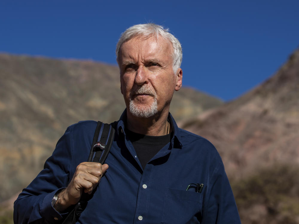 James Cameron walks in Purmamarca, Argentina, earlier this month. He's compared the OceanGate submersible tragedy to that of the Titanic itself.
