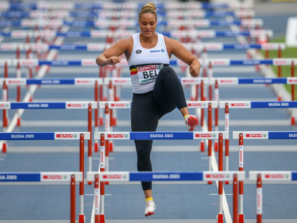 Jolien Boumkwo competed in the 100-meter hurdles at the European Athletics Team Championships, in Chorchow, Silesia, Poland, this weekend, answering her team's call for help in securing two points in the competition.