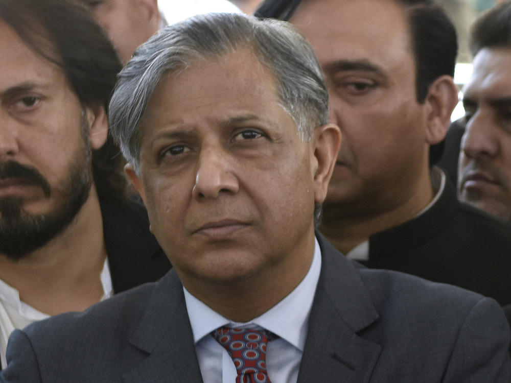 Pakistan's law and justice minister, Azam Nazeer Tarar, seen here in April in Islamabad, said in an interview with NPR that Pakistan's use of an anti-terrorism law is 