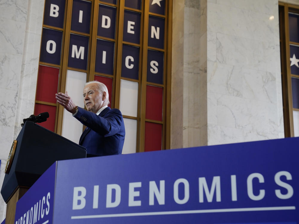 President Joe Biden delivers remarks on the economy, Wednesday, June 28, 2023, at the Old Post Office in Chicago.
