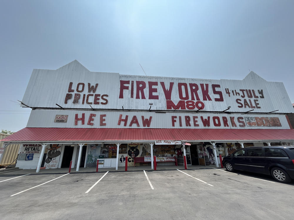 Hee Haw Fireworks in Tennessee