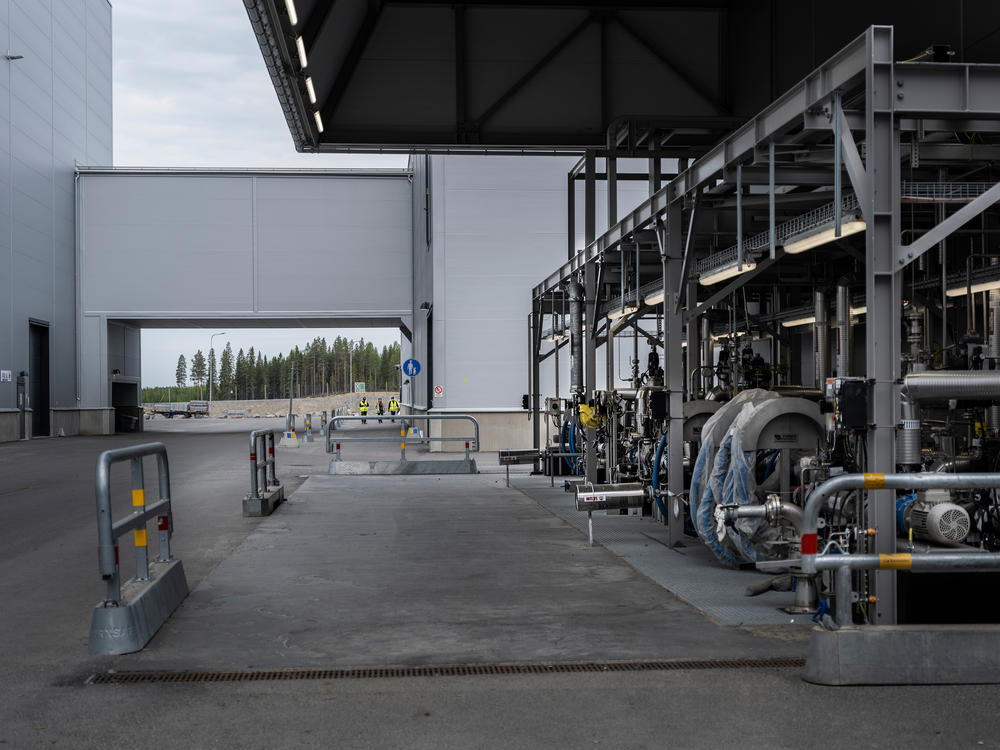 Northvolt battery plant in Skelleftea.