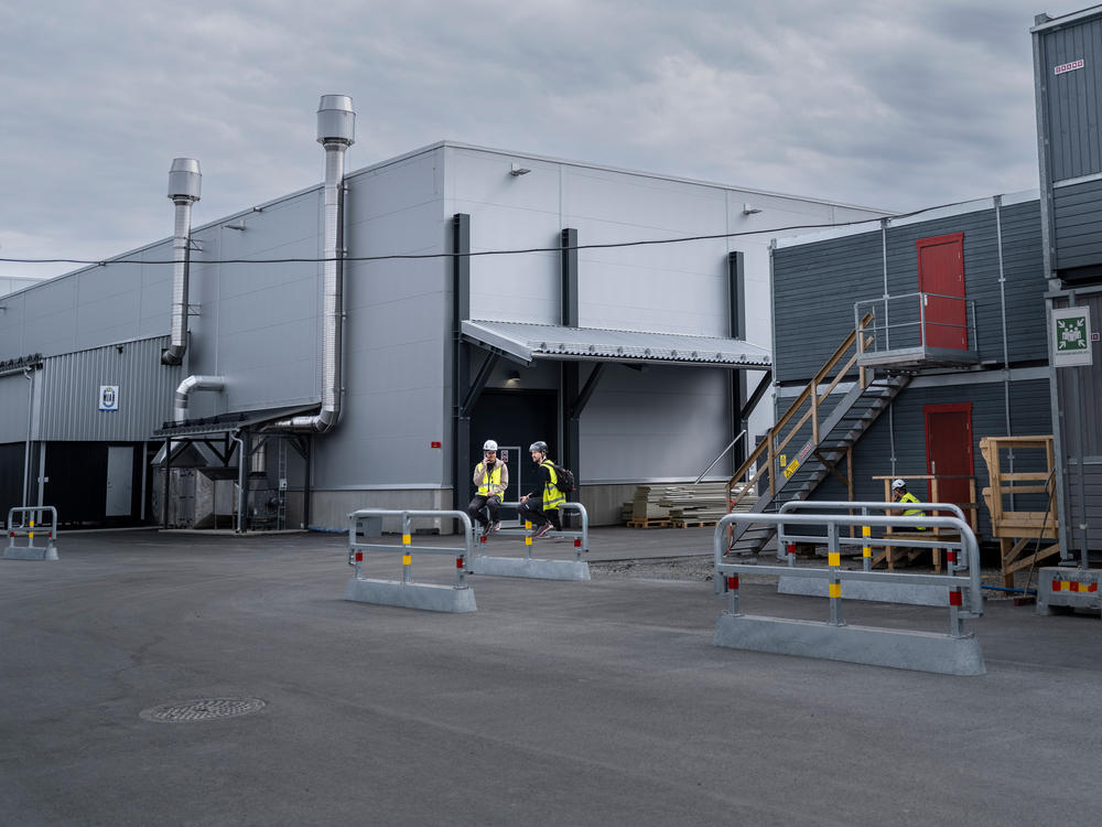 Northvolt battery plant in Skelleftea, Sweden.