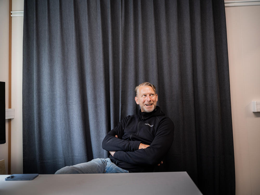 Peter Carlsson, CEO of Northvolt, in Skelleftea, Sweden.