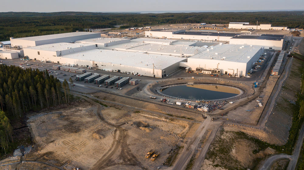Northvolt battery plant in Skelleftea, a small city in northern Sweden.
