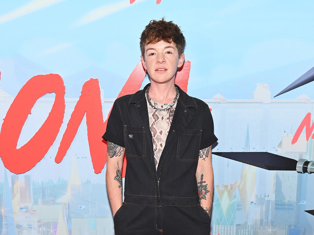 ND Stevenson at the NY Special Screening of <em>Nimona.</em>