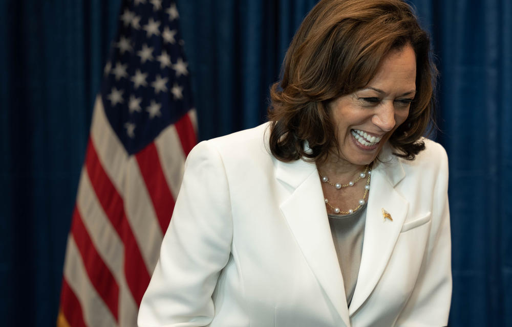 Vice President Harris sat with NPR's Michel Martin for a discussion in New Orleans.
