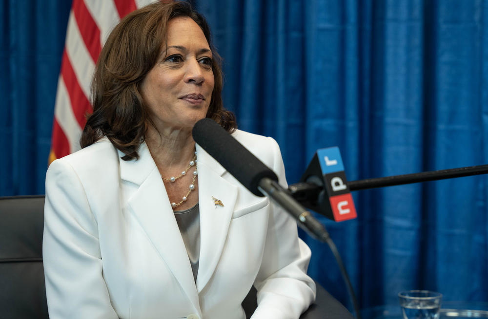 Vice President Harris told NPR's Michel Martin, 