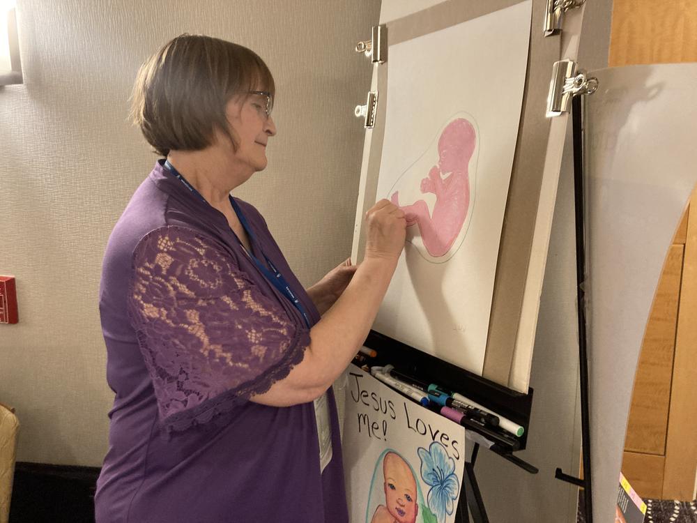 Retired art teacher Catherine Jacobs runs an anti-abortion group called <a href=