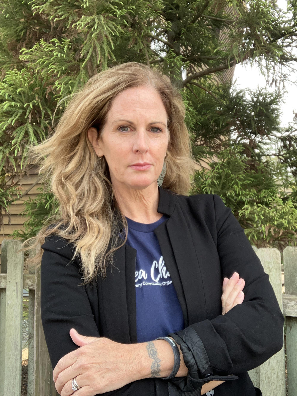 Elizabeth Burke Beaty is in long-term recovery from substance use disorder and runs Sea Change, a nonprofit recovery community organization in New Jersey. She says people who have seen the pitfalls of the addiction and criminal justice systems know best where to direct opioid settlement dollars.