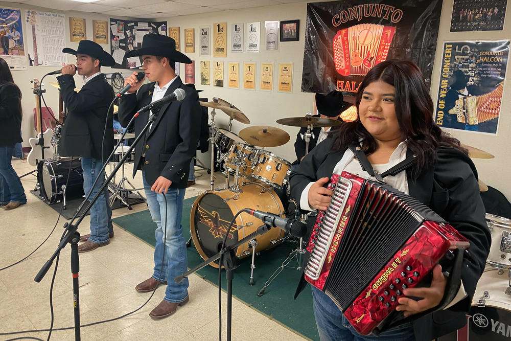 <em>Conjunto Halcón</em>, at Los Fresnos High School in far South Texas, is the winningest student conjunto ensemble in Texas. Which means it's the best in America.