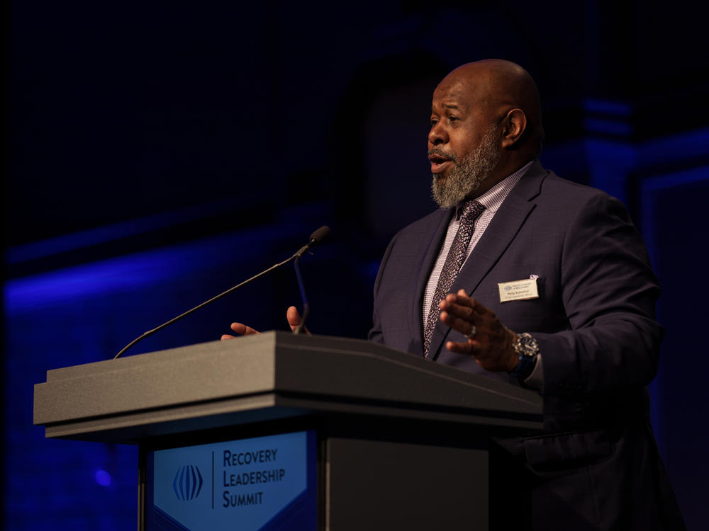 Philip Rutherford is the chief operating officer of Faces & Voices of Recovery, a nonprofit that organizes people in recovery around addiction issues. He said Black members of his group have been turned away from opioid settlement council meetings. 